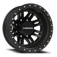 Vision 408 16x6 -137 8x165.1mm 125.2mm Satin Black