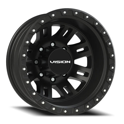 Vision 408 17x6.5 -143 8x165.1mm 125.2mm Satin Black