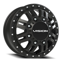 Vision 408 17x6.5 +121 8x200mm 145.5mm Satin Grey