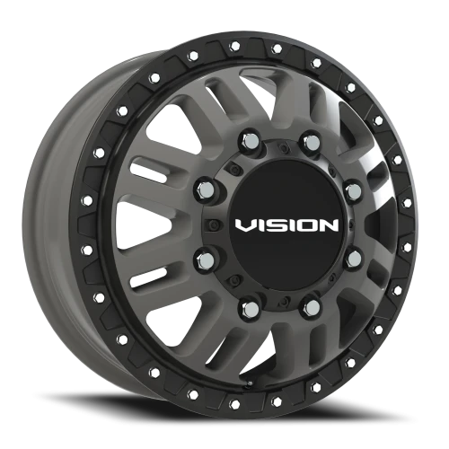Vision 408 17x6.5 +121 8x200mm 142.1mm Satin Grey