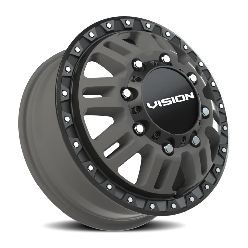 Vision 408 17x6.5 +121 8x200mm 142.1mm Satin Grey