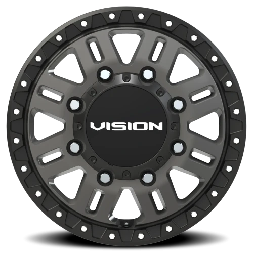 Vision 408 17x6.5 +121 8x200mm 142.1mm Satin Grey