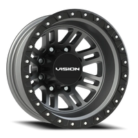 Vision 408 16x6 -137 8x165.1mm 125.2mm Satin Grey