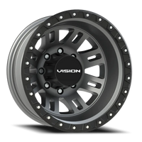 Vision 408 17x6.5 -143 8x170mm 125.2mm Satin Grey