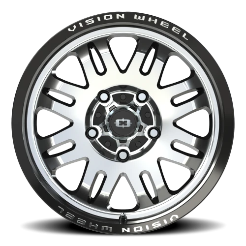 Vision 409 18x8.5 +10 5x150mm 110mm Gloss Black Machined Face