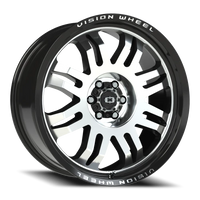 Vision 409 20x9 +12 6x120mm 67.1mm Gloss Black Machined Face