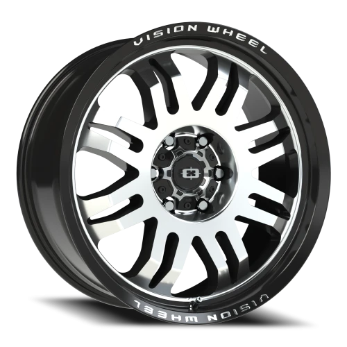 Vision 409 20x9 +12 6x139.7mm 110mm Gloss Black Machined Face