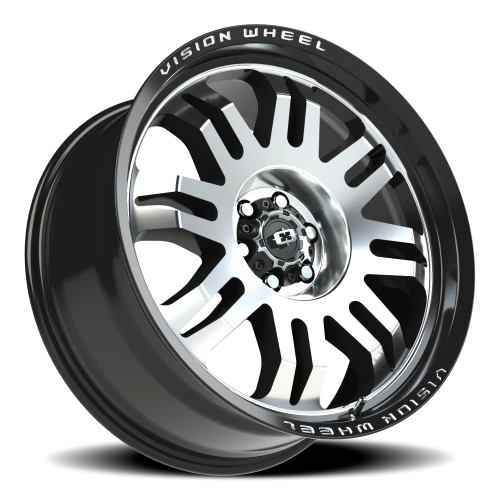 Vision 409 20x9 +12 6x114.3mm 71.5mm Gloss Black Machined Face