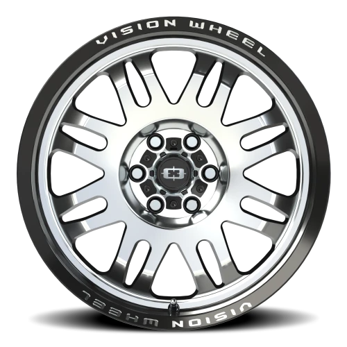 Vision 409 18x9 +12 6x120mm 67.1mm Gloss Black Machined Face