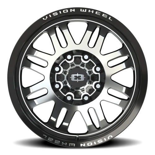 Vision 409 20x9.5 +12 8x170mm 125.1mm Gloss Black Machined Face