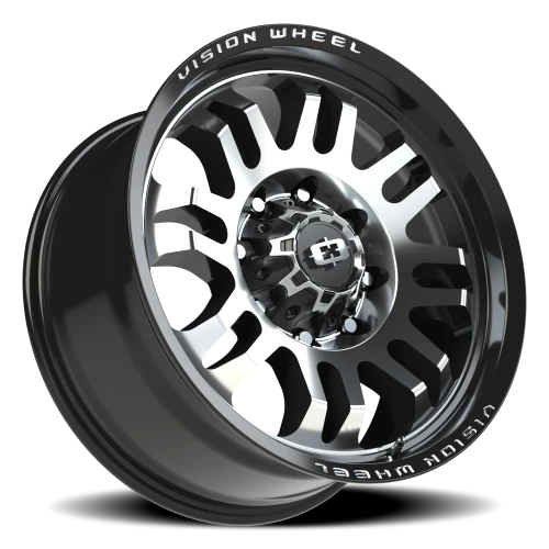 Vision 409 20x9.5 +12 8x180mm 124.1mm Gloss Black Machined Face