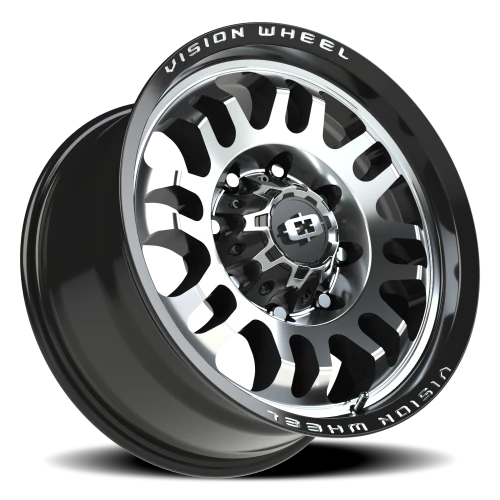Vision 409 18x9 +12 8x170mm 125.1mm Gloss Black Machined Face