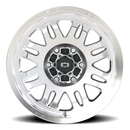 Vision 409 17x9 +12 6x135mm 87.1mm Machined Silver Black Center Cap-Milled Machined Cap