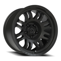 Vision 409 17x9.5 -18 5x127mm 78.1mm Satin Black