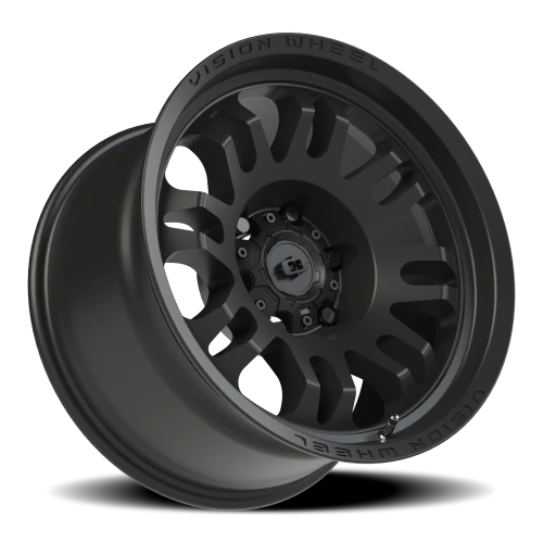 Vision 409 17x9.5 -18 6x139.7mm 110mm Satin Black