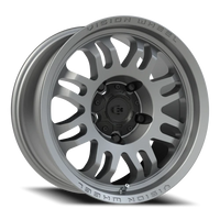 Vision 409 17x8.5 +0 5x150mm 110mm Satin Grey