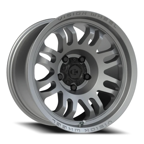 Vision 409 17x9.5 -18 5x127mm 78.1mm Satin Grey