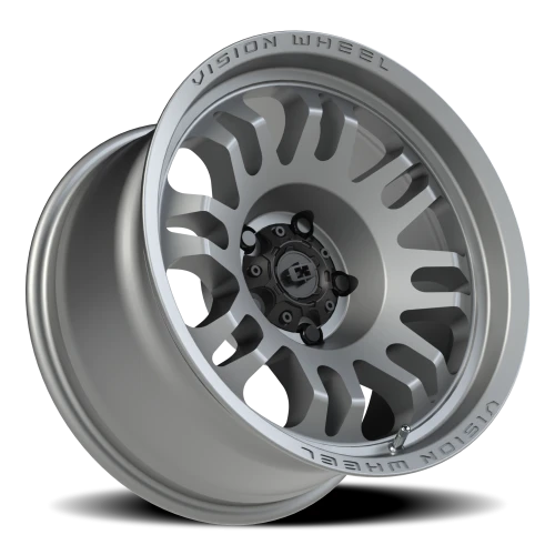 Vision 409 17x9.5 -18 5x127mm 78.1mm Satin Grey