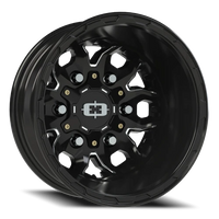 Vision 410 16x6 -130 6x180mm 138.8mm Gloss Black Milled Spoke