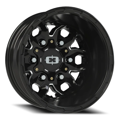 Vision 410 16x6 -130 6x180mm 138.8mm Gloss Black Milled Spoke