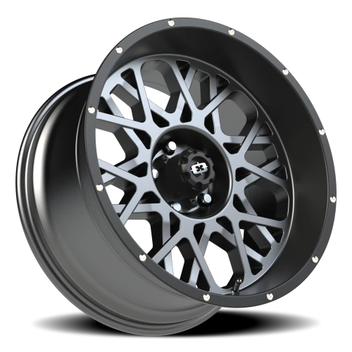 Vision 412 20x10 -25 5x127mm 78.1mm Anthracite Satin Black Lip