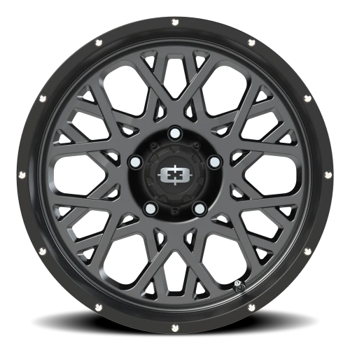 Vision 412 20x9 +12 5x150mm 110.2mm Anthracite Satin Black Lip