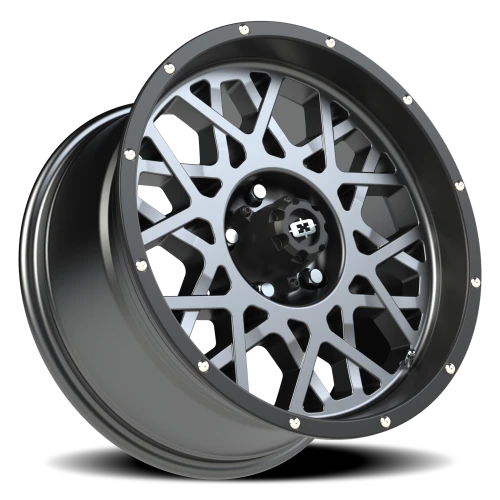 Vision 412 18x9 +12 5x127mm 78.1mm Anthracite Satin Black Lip