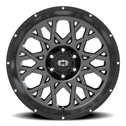 Vision 412 20x10 -25 6x135mm 87.1mm Anthracite Satin Black Lip