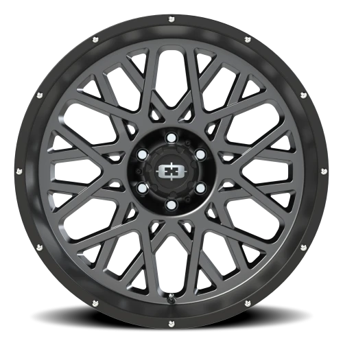 Vision 412 22x10 -19 6x139.7mm 106.2mm Anthracite Satin Black Lip