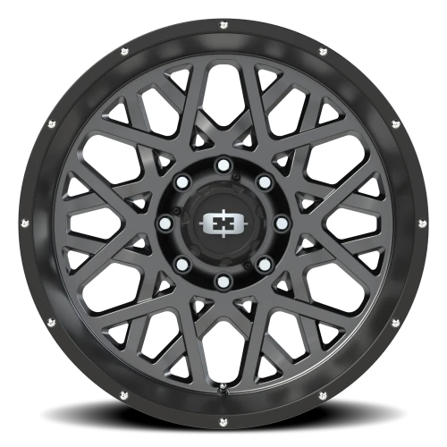 Vision 412 22x10 -19 8x165.1mm 125.2mm Anthracite Satin Black Lip