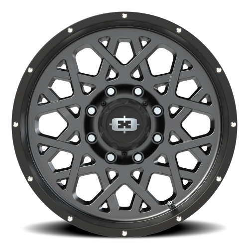 Vision 412 20x9 +12 8x180mm 124.2mm Anthracite Satin Black Lip