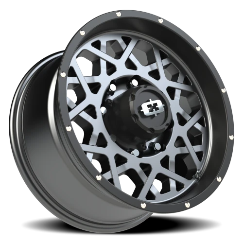 Vision 412 18x9 +12 8x170mm 125.2mm Anthracite Satin Black Lip