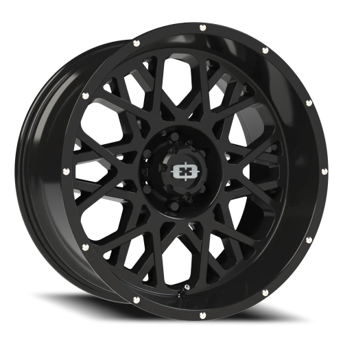 Vision 412 20x10 -25 6x135mm 87.1mm Gloss Black