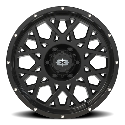 Vision 412 18x9 -12 6x139.7mm 106.2mm Gloss Black