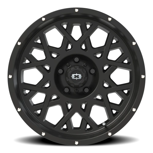 Vision 412 18x9 -12 5x127mm 78.1mm Satin Black