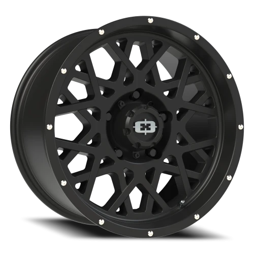 Vision 412 18x9 +12 5x139.7mm 108mm Satin Black