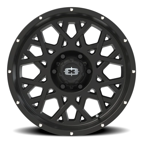Vision 412 18x9 -12 6x139.7mm 106.2mm Satin Black