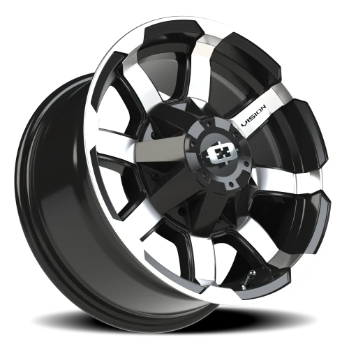 Vision 413 16x8 +0 8x170mm 125.2mm Gloss Black Machined Face