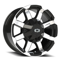 Vision 413 17x8.5 +18 8x180mm 124.2mm Gloss Black Machined Face