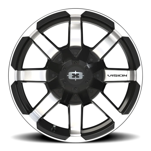 Vision 413 18x8.5 +0 8x170mm 125.2mm Gloss Black Machined Face