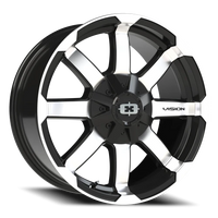 Vision 413 18x8.5 +0 6x135mm 106.2mm Gloss Black Machined Face