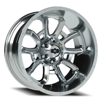 Vision 415 20x10 -25 6x139.7mm 78.1mm Chrome