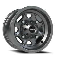 Vision 415 12x7 +3 4x136mm 110.5mm Gunmetal