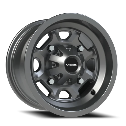 Vision 415 12x7 +3 4x136mm 110.5mm Gunmetal