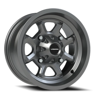 Vision 415 14x7 +3 4x136mm 110.5mm Gunmetal