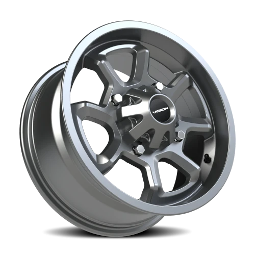 Vision 415 15x7 +38 4x136mm 110.5mm Gunmetal