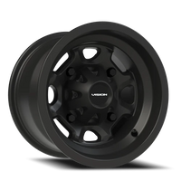 Vision 415 12x8 -10 4x110mm 86mm Matte Black