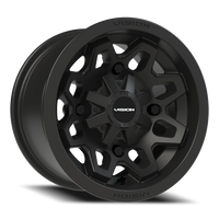 Vision 416 12x7 +3 4x136mm 110.5mm Matte Black