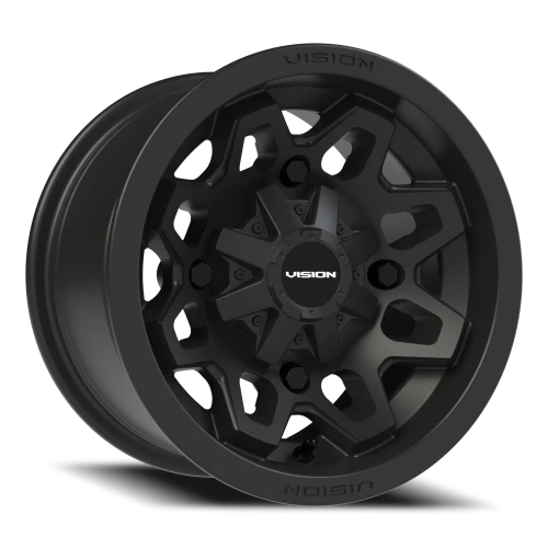 Vision 416 12x7 +3 4x136mm 110.5mm Matte Black