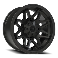 Vision 416 14x7 +3 4x136mm 110.5mm Matte Black